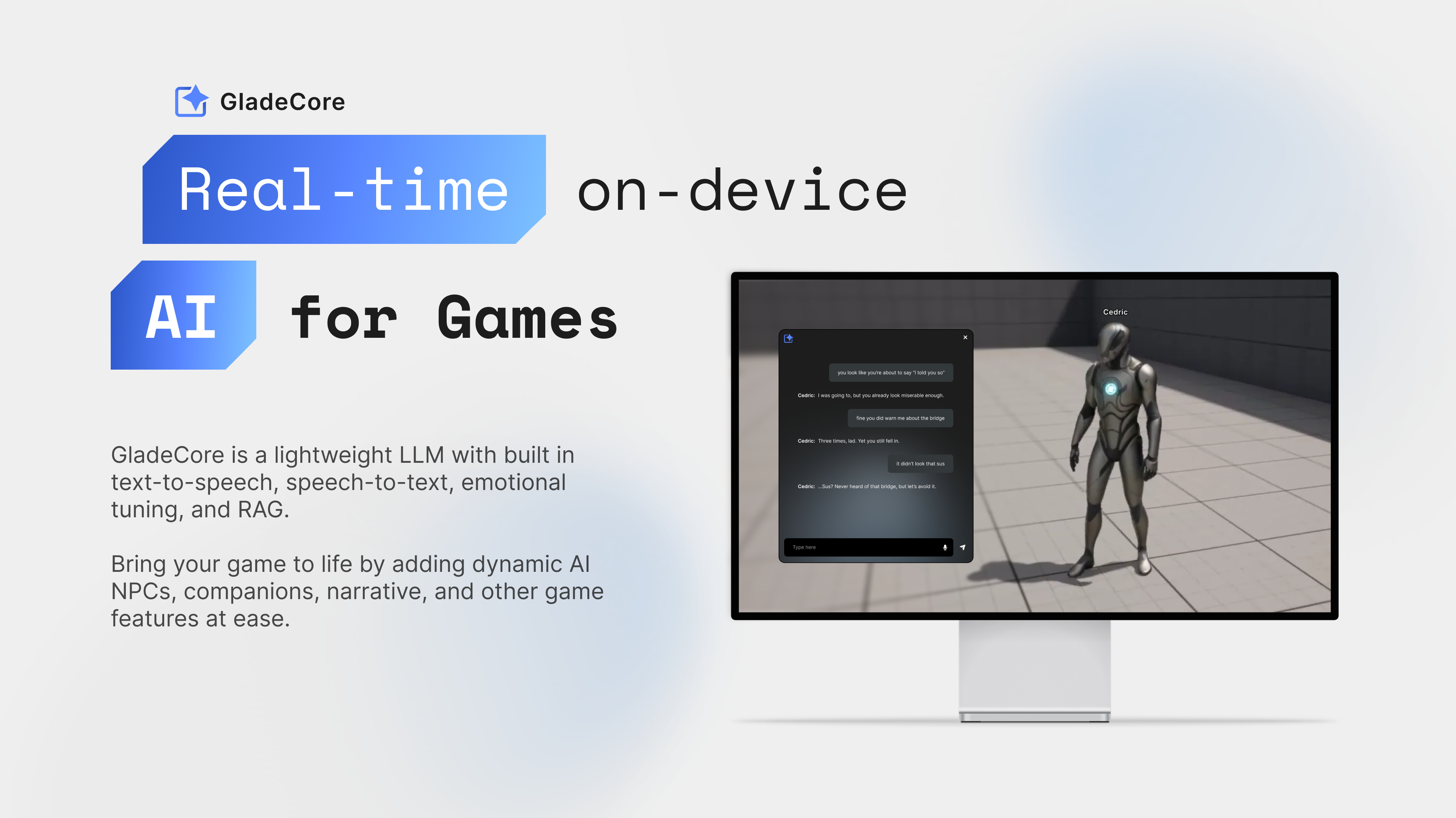 GladeCore — Screenshot 1