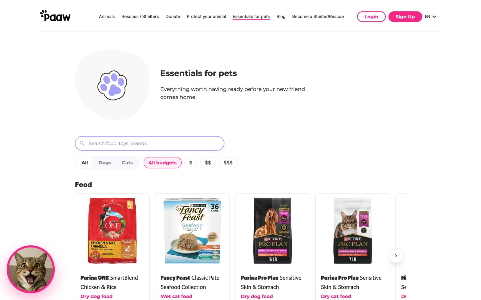 Paaw — Essentials for pets