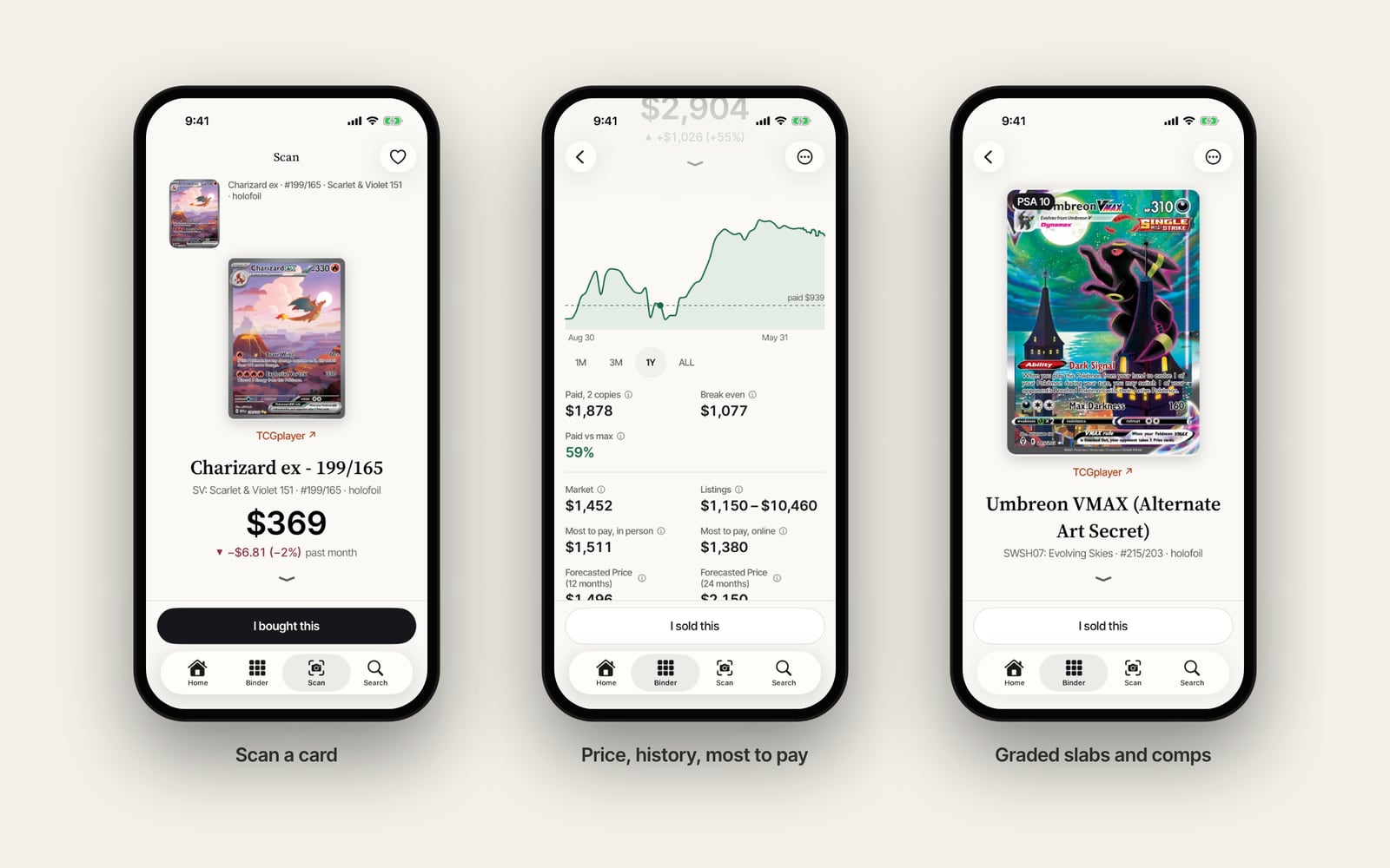 Pokelit — Scan, price and slab comps