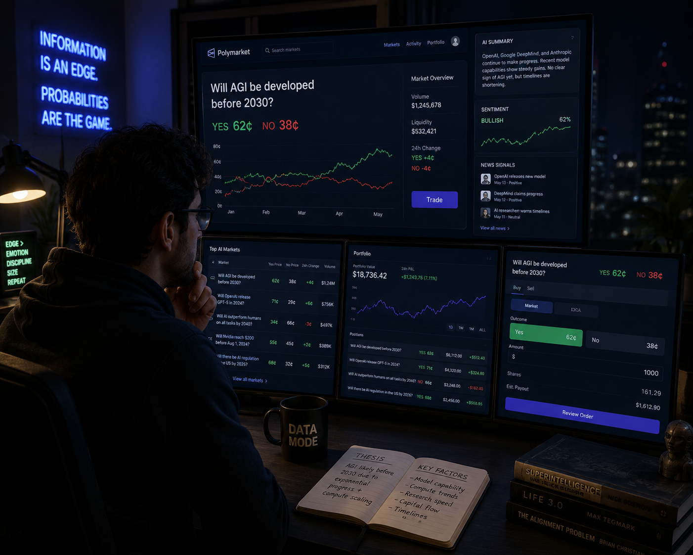 Prediction Market Trader